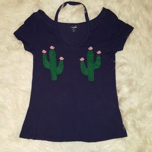 🎈Buy 1 Get 1 50%🎈NWOT Cactus Cut Out Top